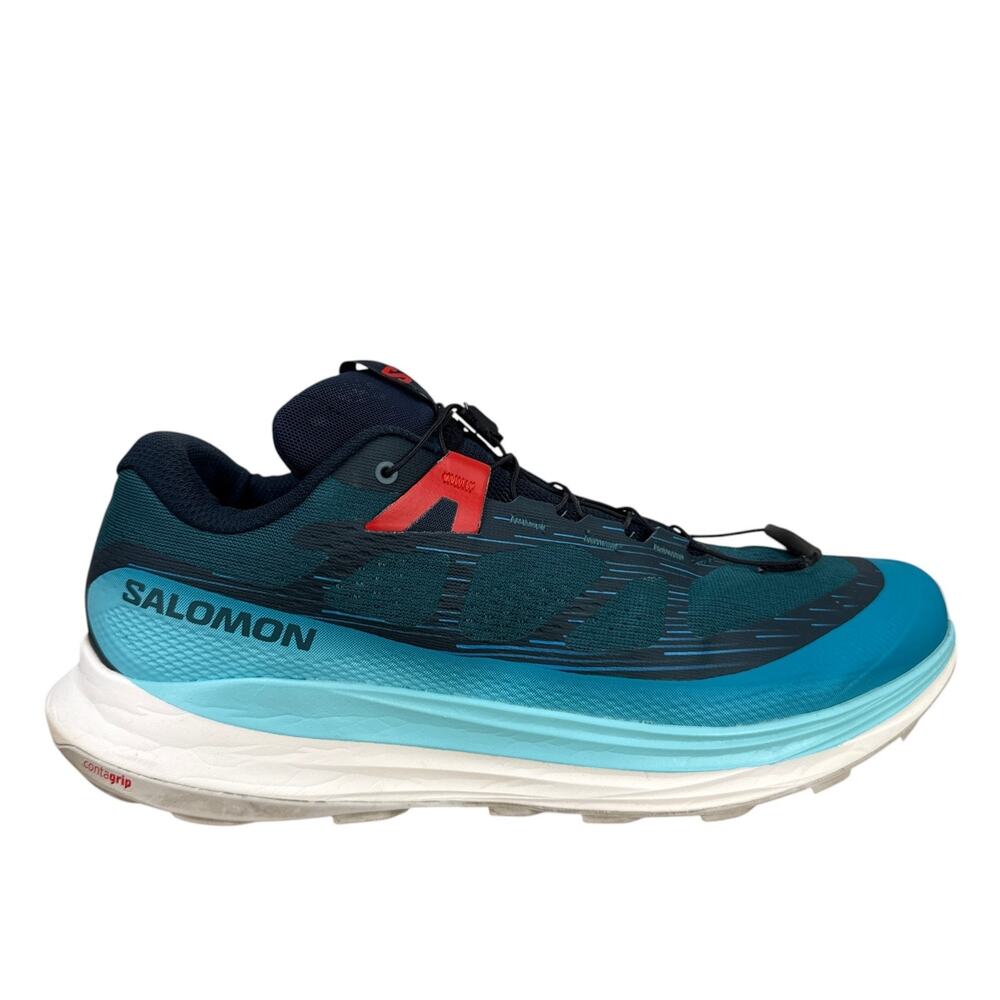 Salomon Ultra Glide 2 Mens 12 Blue Trail Running Shoes Gorpcore Sneaker 470425 - Picture 2 of 12